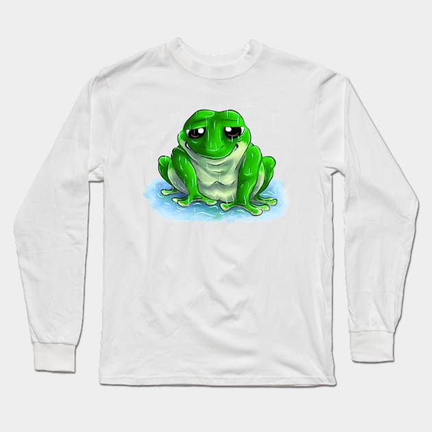 Frog Long Sleeve T-Shirt by ThePieLord